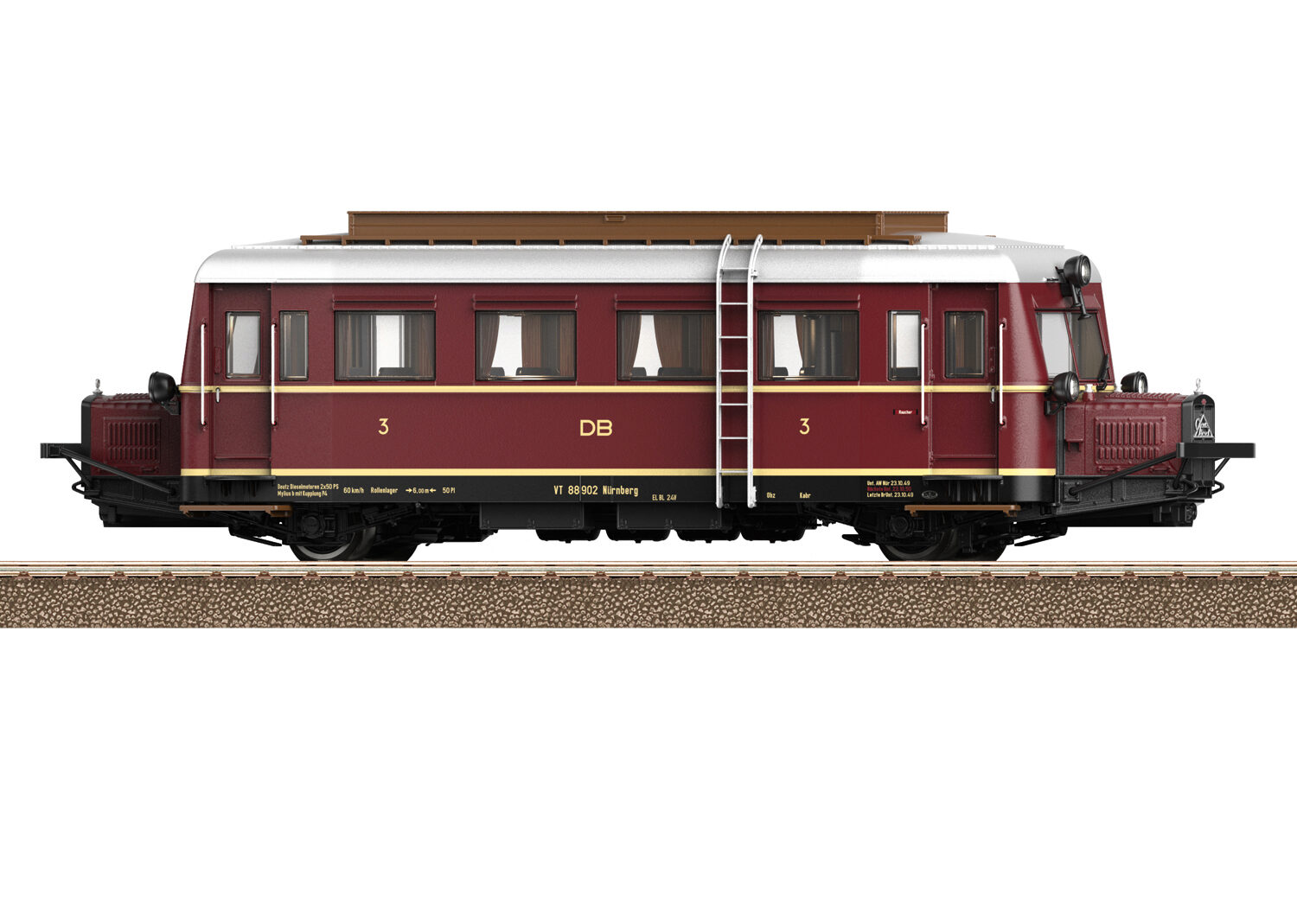 Trix 25135 DB Dieseltriebwagen Baureihe VT 88.9 Schweineschnäuzchen